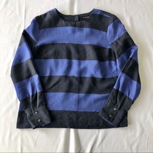 Banana Republic Sparkled Striped Blouse